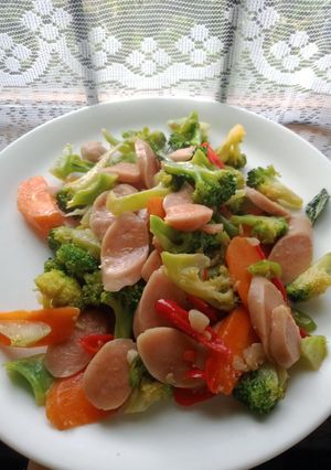 Foto resep Capcai sosis