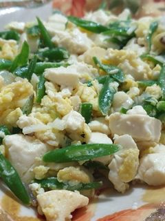 Foto resep Tumis Buncis Telur Tahu(Kids Friendly Menu)
