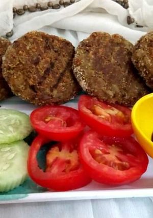 A picture of Chana kababs.