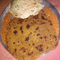 A picture of Sai bhaji Paratha.