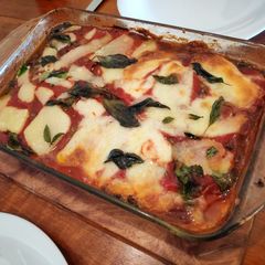 A picture of Eggplant Lasagne (Vegetarian/Vegan/Low Carb).