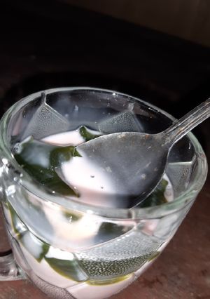 Foto resep Es cincau susu
