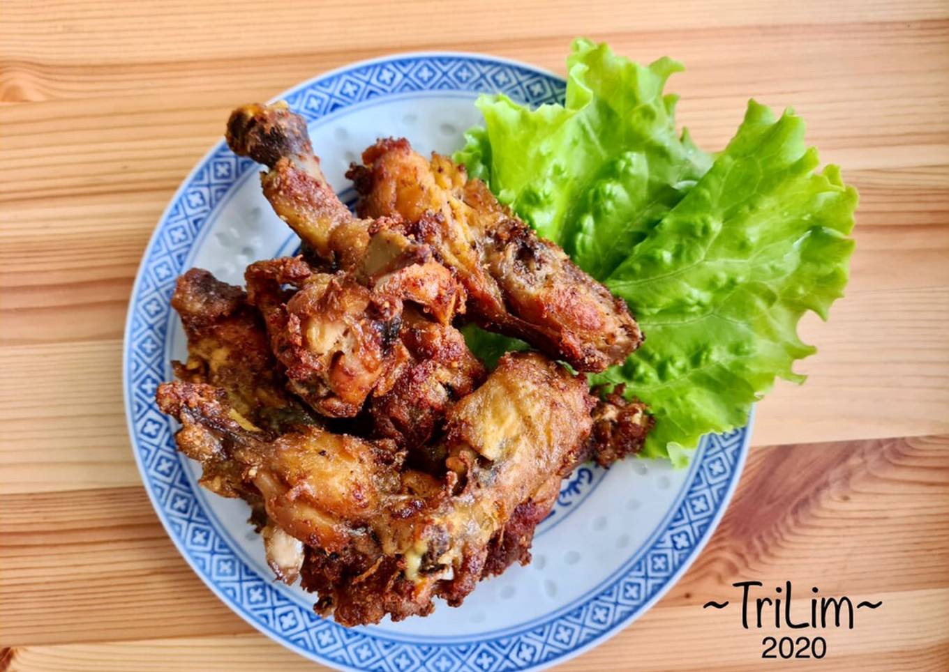 Ayam Goreng Bumbu Kuning dengan Panci Presto