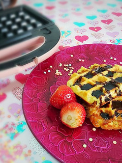 Una foto de Gofres de Lieja veganos