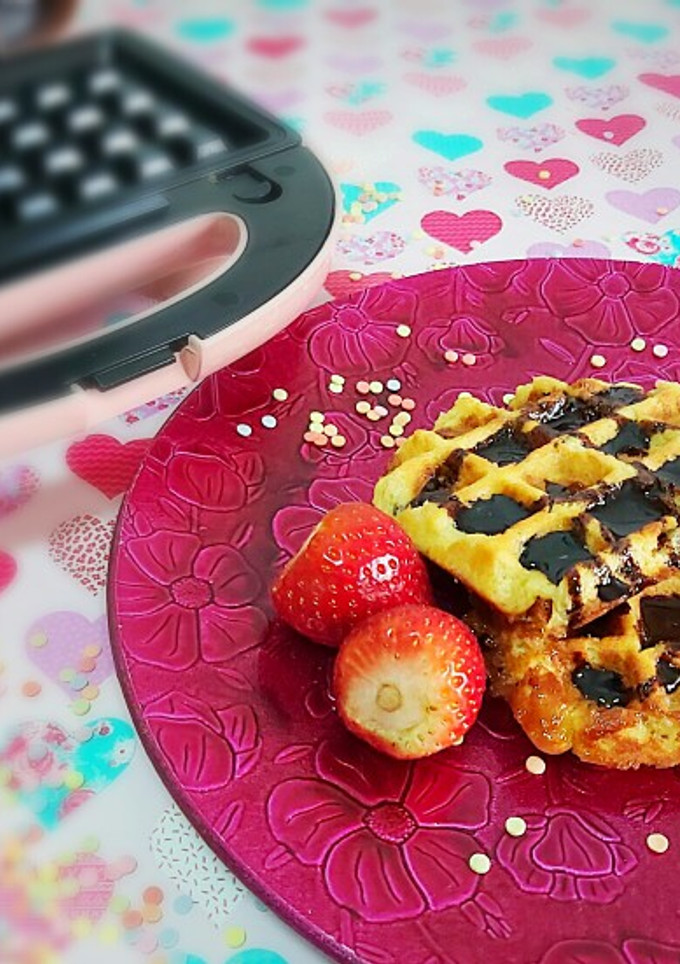 Una foto de Gofres de Lieja veganos