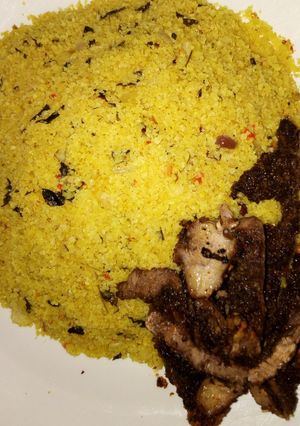 A picture of Dambun shinkafa.