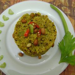 Oats Celery Upma A picture of Oats Celery Upma.