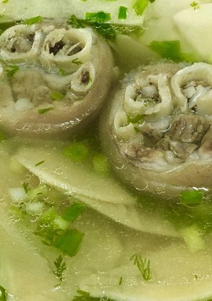 Hình của món Canh măng giò heo.