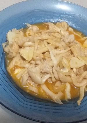 Foto resep 15. Tumis Jamur Tiram Bumbu Saos Tomat