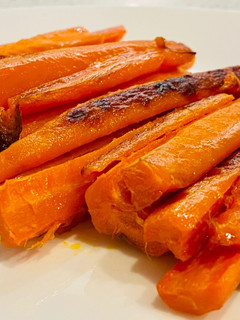 A picture of Honey Butter Roasted Carrots.