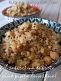 Bulgur e quinoa con ceci