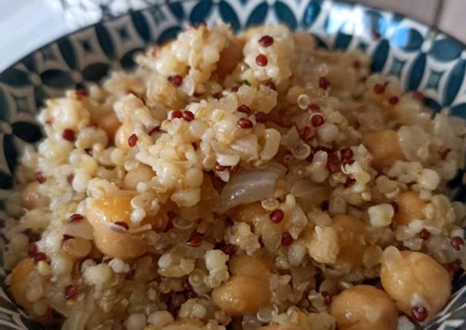 Come a Preparare Preferito Bulgur e quinoa con ceci