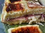 Une photo de croque monsieur