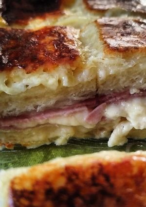 Une photo de Croque tablette raclette