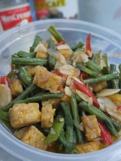 Foto resep Tumis Tempe Kacang Panjang