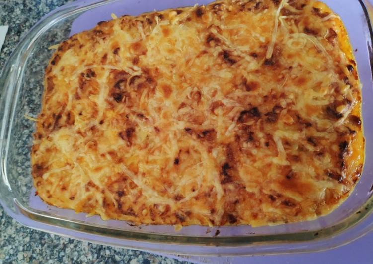 Pastel de carne fácil