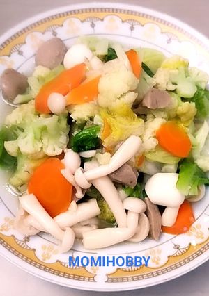 Foto resep Tumis jamur shimeji ceciwis kembangkol wortel