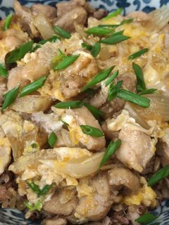 รูปของ ข้าวหน้าไก่และไข่แบบญี่ปุ่น (Oyakodon)
