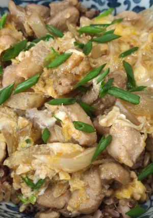 รูปของ ข้าวหน้าไก่และไข่แบบญี่ปุ่น (Oyakodon)