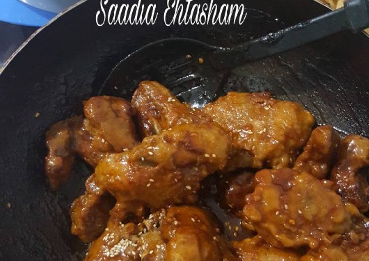 Simple Way to Make Favorite Honey chilli wings