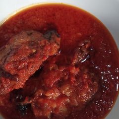 A picture of Catfish stew.