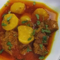 A picture of Tinday gosht.