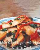 Đậu khuôn kho gừng chay