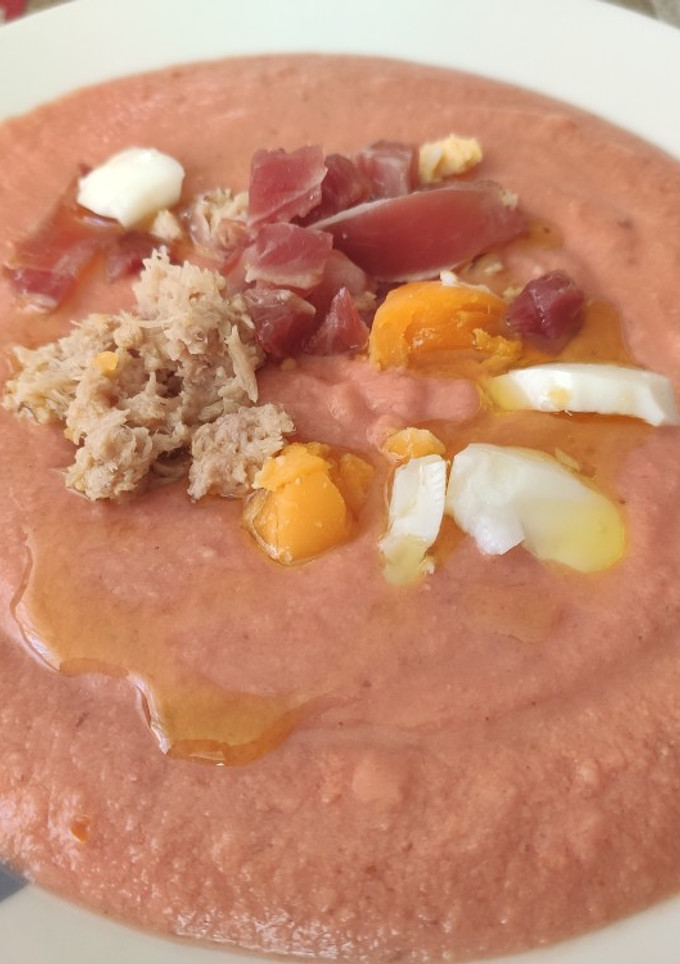 Una foto de Salmorejo
