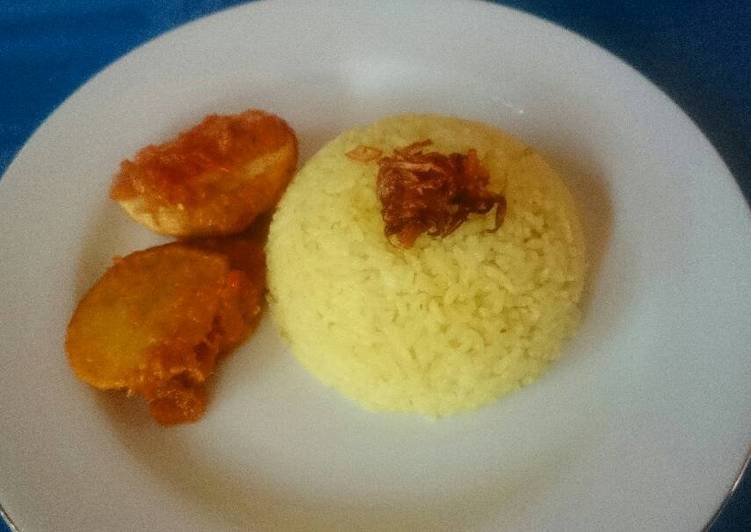 Nasi kuning simpel anti gagal
