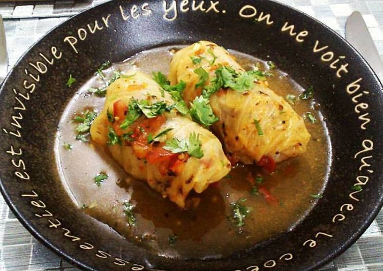 Malfuf (Charuto de repolho com carne, arroz e temperos) - Tudogosreceitas