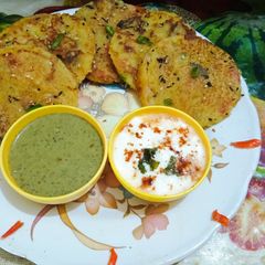 A picture of Healthy tasty veg semolina masala chila.