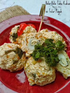Foto resep Bola-Bola Tahu Kukus Isi Telur Puyuh