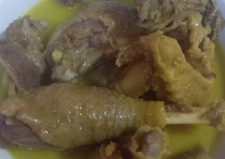 Resep Kari Ayam Kampung Gurih, Lezat
