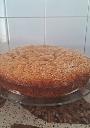 Una foto de Torta de mandarinas y miel 🍊🍯