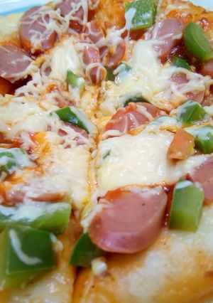 Foto resep Pizza teflon 🍕/pizza ekonomis (no timbangan)