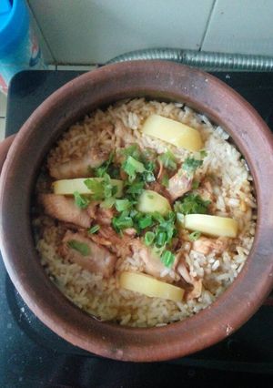 Foto resep Nasi ayam pot