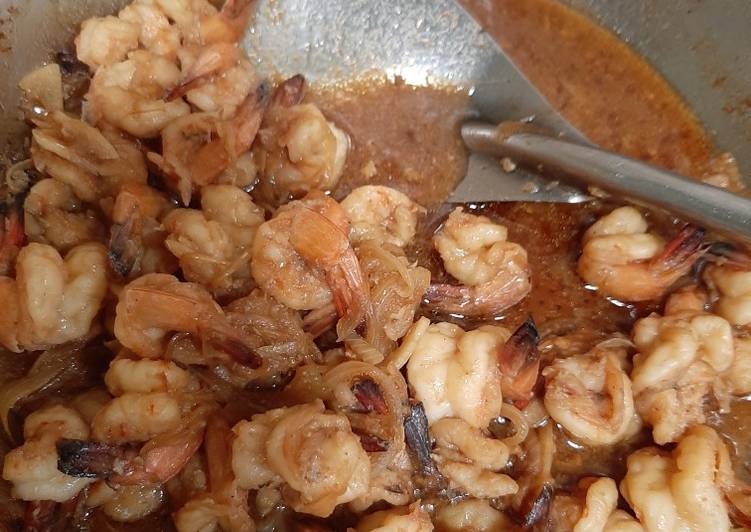 makanan Udang Saus Tiram Sederhana Jadi, Enak Banget