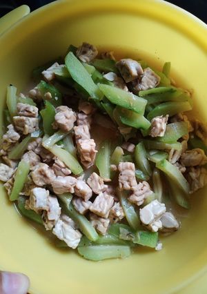Foto resep Labu siam tempe tumis