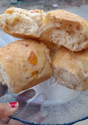 Una foto de Pancito de jamos y queso