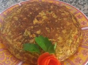 Una foto de Tortilla de habas!