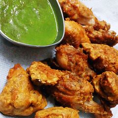 A picture of Chicken fried.