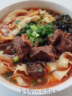川味紅燒牛肉麵 電鍋輕鬆做 的食譜成品照片