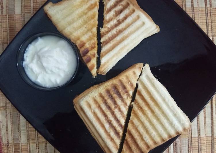Easy Way to Make Super Quick Curd sandwich