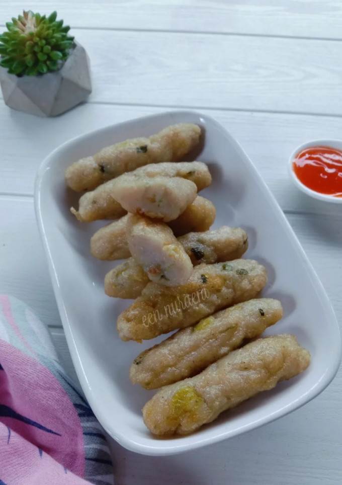 Foto resep Otak Otak Goreng putih telur
