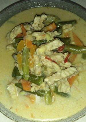 Foto resep Lodeh tempe warna warni