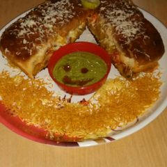 #Cheesy chat Toast A picture of #Cheesy chat Toast.