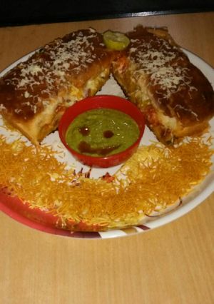 A picture of #Cheesy chat Toast.