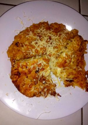 Foto resep Omelet putih telur/pizza mie 🍝