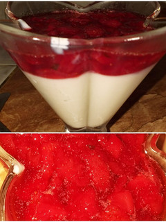 صورة لوصفة باناكوتا بالفراولة 🍓🍓🍓😋