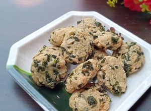 Foto resep Perkedel Tahu Oat Daun Singkong